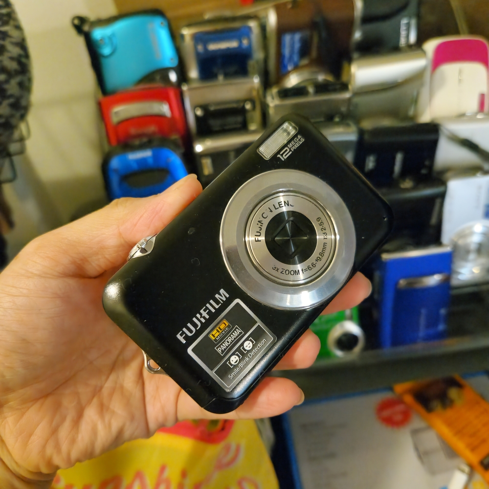 Fujifilm Silver and Black Digital Camera